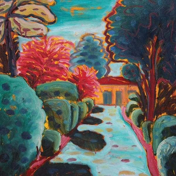 Artists Like Matisse: Dream Garden VIII by Anteo Gremi