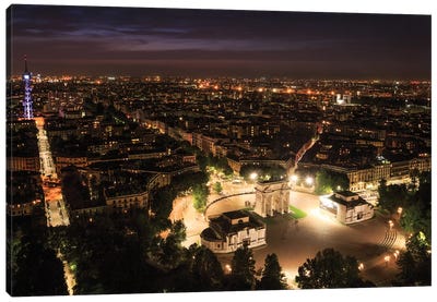 Milan From Above Canvas Art Print