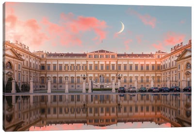 Villa Reale, Monza Canvas Art Print - Castle & Palace Art