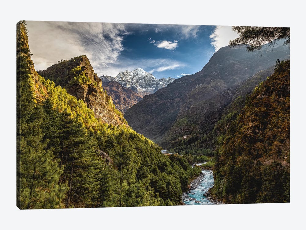 Nepal Himalayas Hiking by Alex G Perez 1-piece Canvas Print