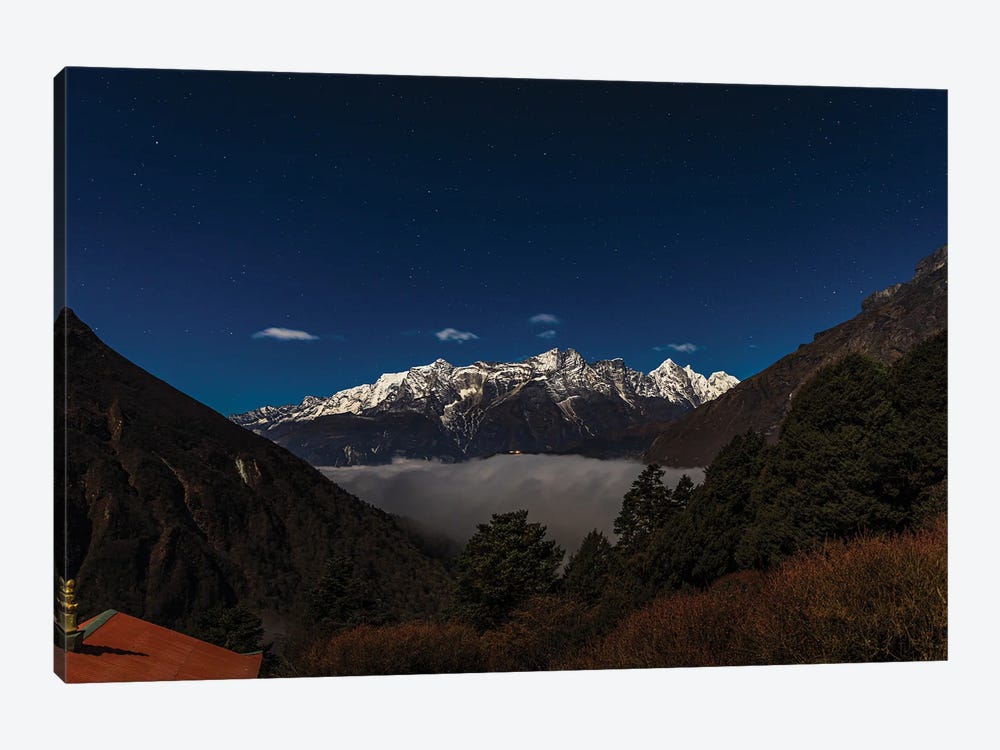 Nepal Himalayas Hiking Starry Night by Alex G Perez 1-piece Canvas Art