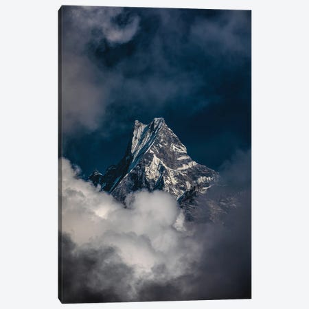 Nepal Himalayas Mount Everest In The Clouds Canvas Print #AGP130} by Alex G Perez Canvas Art Print