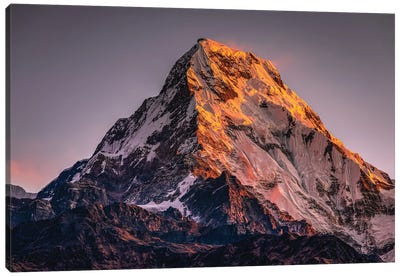 Nepal Himalayas Mount Everest Sunrise Canvas Art Print - Alex G Perez