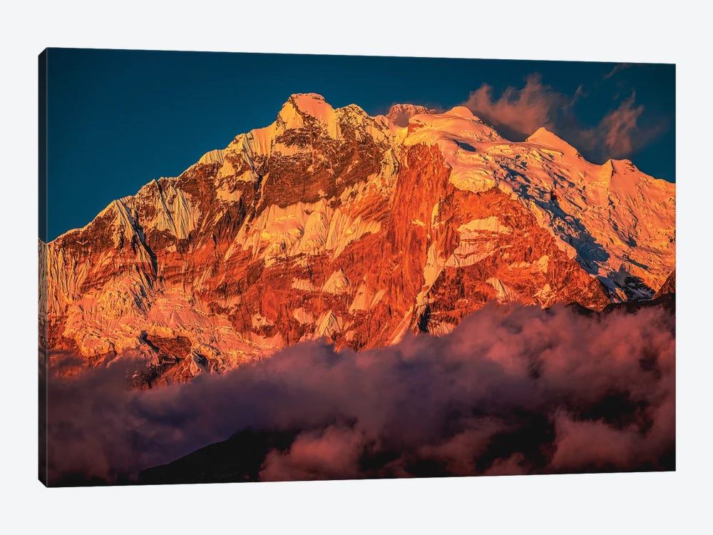 Nepal Himalayas Mount Everest Sunset I by Alex G Perez 1-piece Canvas Artwork
