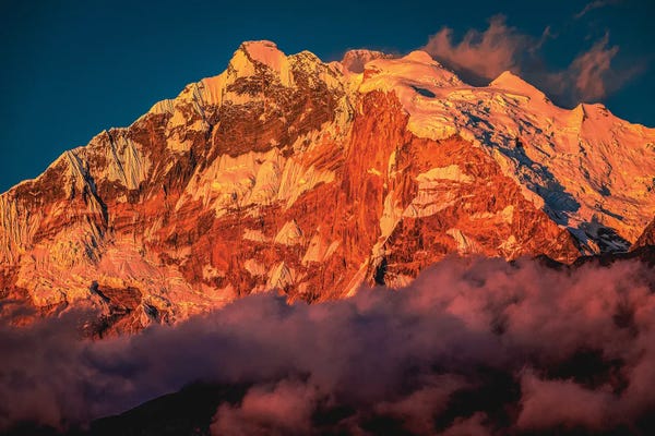 Nepal: Nepal Himalayas I Mount Everest Sunset by Alex G Perez