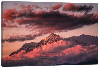 Nepal Himalayas Mount Everest Sunset II Canvas Art Print - Alex G Perez