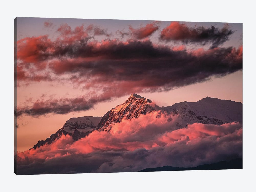 Nepal Himalayas Mount Everest Sunset II by Alex G Perez 1-piece Canvas Print