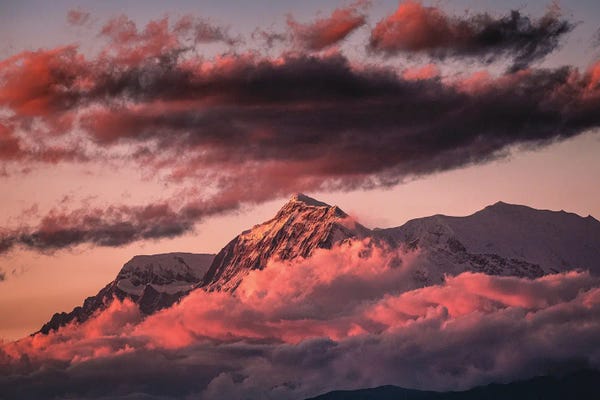The Himalayas: Nepal Himalayas II Mount Everest Sunset by Alex G Perez