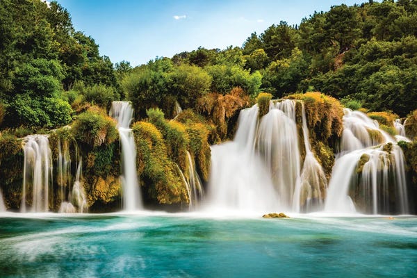 Waterfalls: Croatia Krka Waterfall I by Alex G Perez