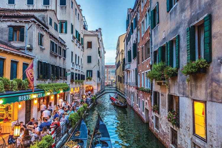 Italy Venice Canal Boats I