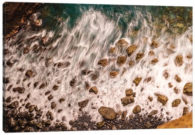 Portugal Madeira Island Seaside Artistic Water Canvas Art Print - Alex G Perez