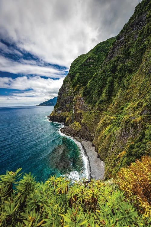 Portugal Madeira Island Seaside Cliff Andscape