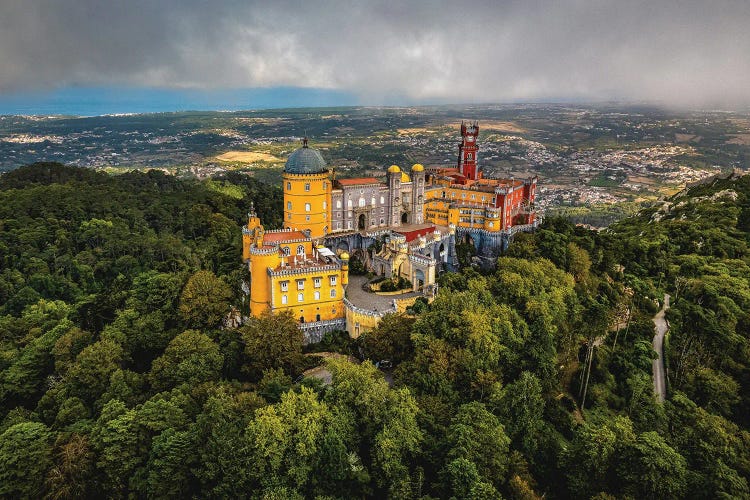 Portugal Park And National Palace Of Pena In The Clouds II