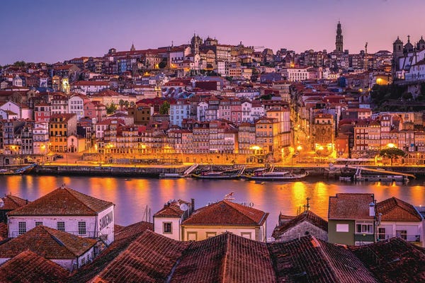 City Sunrises & Sunsets: Portugal Porto City Center Sunrise by Alex G Perez