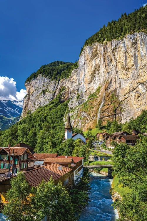 Switzerland Lauterbrunnen Swiss Alps Village I