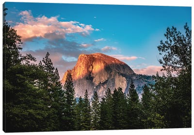 California Yosemite Valley Sunset I Canvas Art Print - Valley Art