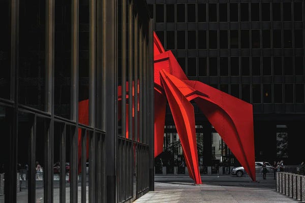Fine Art Print: Chicago City Sculpture Art by Alex G Perez