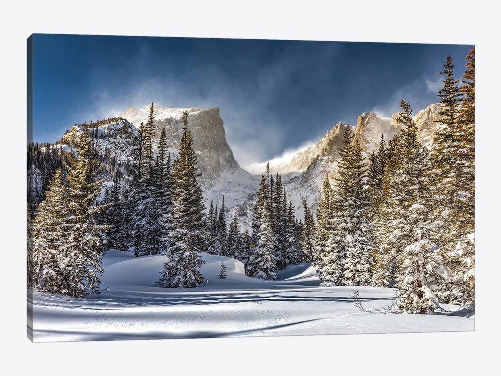 Colorado Rocky Mountains Snow Covered Mountains II by Alex G Perez 1-piece Canvas Art Print