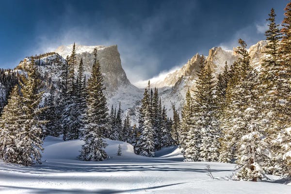 Colorado Rocky Mountains Snow Covered Mountains II