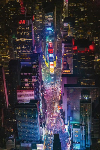 Times Square: New York City Manhattan Times Square Skyline Cityscape II by Alex G Perez