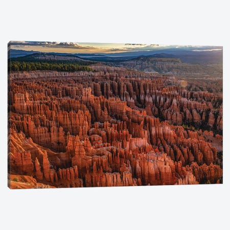 Utah Bryce Canyon Sunset III Canvas Print #AGP328} by Alex G Perez Canvas Artwork