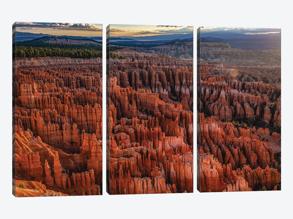 Utah Bryce Canyon Sunset III by Alex G Perez 3-piece Art Print