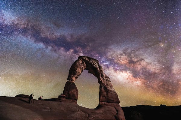 Bryce Canyon National Park: Utah Delicate Arch Milkyway Starry Night by Alex G Perez