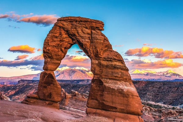 Bryce Canyon National Park: Utah Delicate Arch Sunset by Alex G Perez