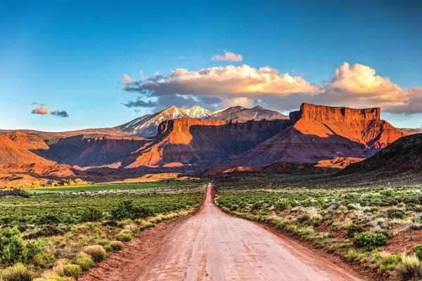 Utah Mountain Range Dirt Road I