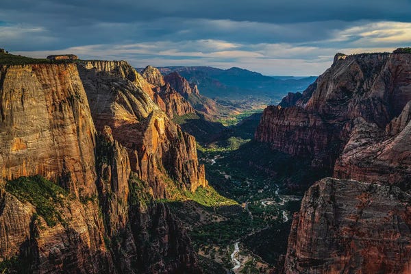 Utah: Utah Zion National Park Hike Sunset II by Alex G Perez