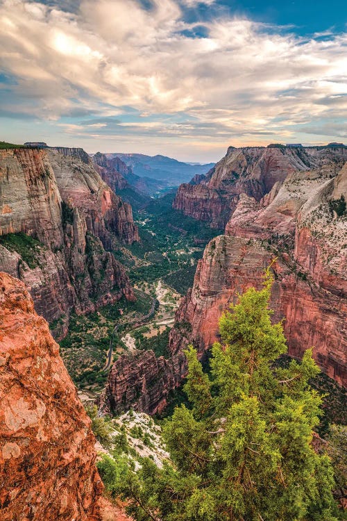 Utah Zion National Park Hike Sunset III