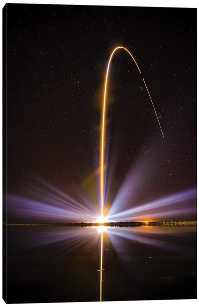 Rocket Launch Deep Into The Stars I Canvas Art Print - Alex G Perez