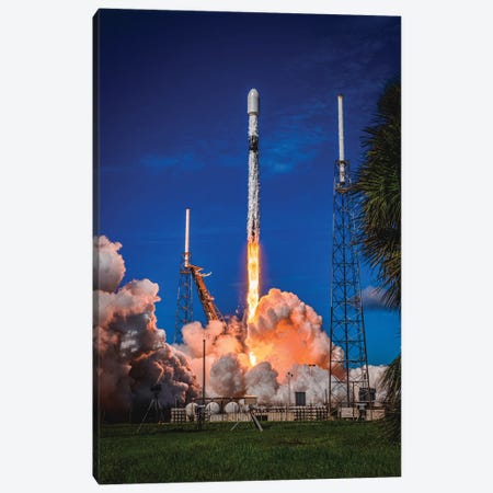 Rocket Launch Into The Sunset I Canvas Print #AGP366} by Alex G Perez Canvas Art Print