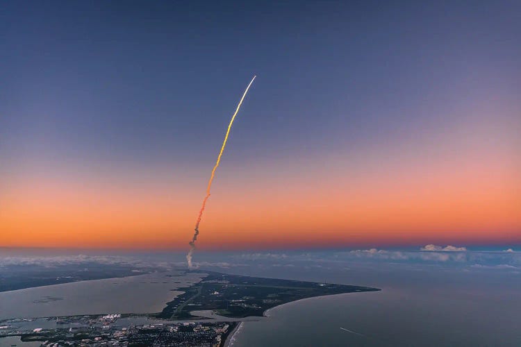 Rocket Launch Into The Sunset III