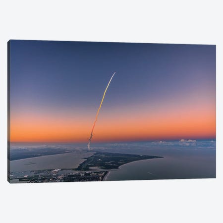Rocket Launch Into The Sunset III Canvas Print #AGP368} by Alex G Perez Canvas Artwork