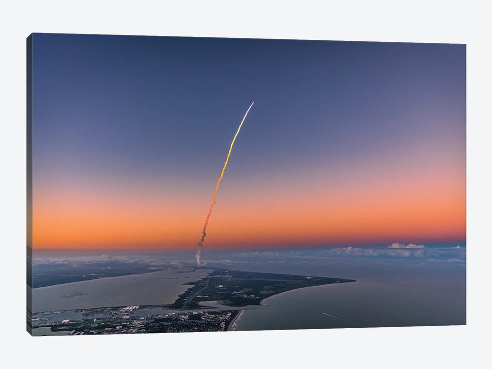 Rocket Launch Into The Sunset III by Alex G Perez 1-piece Canvas Art Print