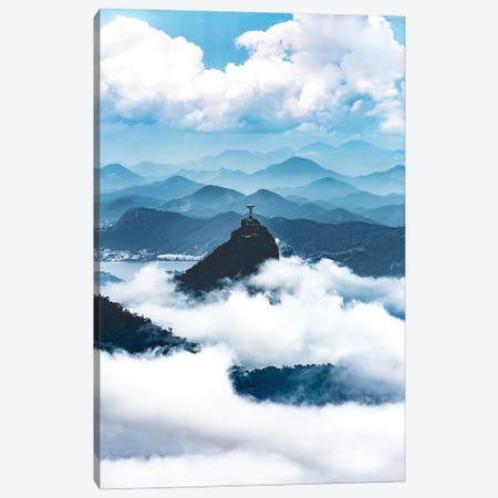 Brazil Christ The Redeemer In The Clouds II Canvas Print #AGP384} by Alex G Perez Canvas Art Print