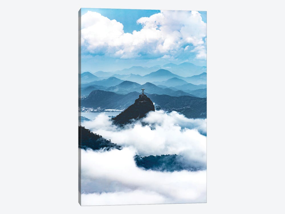 Brazil Christ The Redeemer In The Clouds II by Alex G Perez 1-piece Canvas Art Print