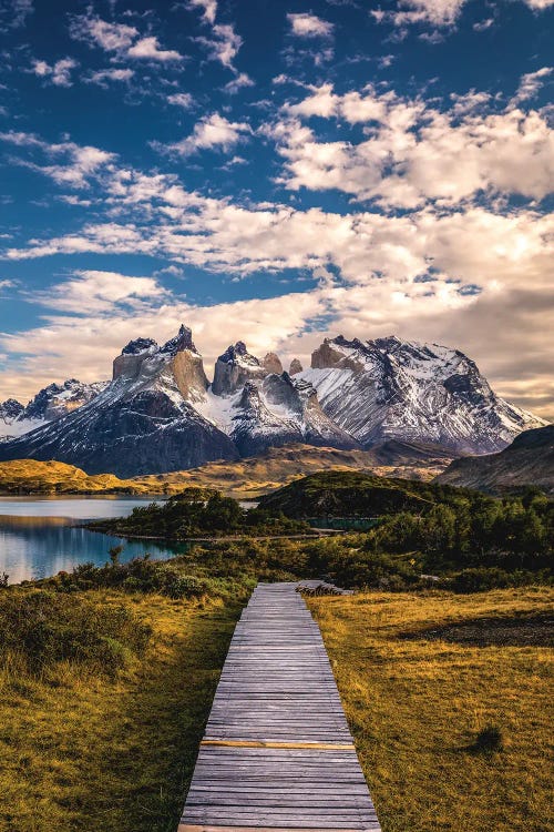 Chile Patagonia Torres Del Paine Mountain Views VI