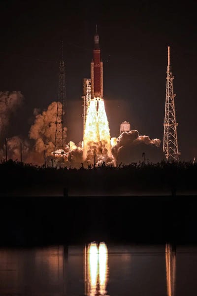Alex G Perez: Nasa Artemis SLS Rocket Launch V by Alex G Perez