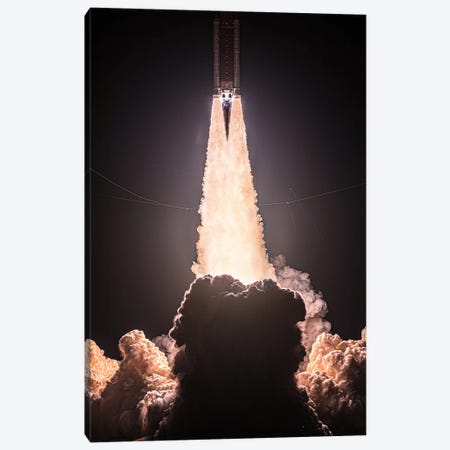 Nasa Artemis SLS Rocket Launch VII Canvas Print #AGP507} by Alex G Perez Canvas Print