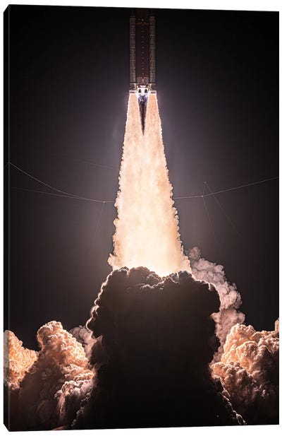 Nasa Artemis SLS Rocket Launch VII Canvas Art Print - Alex G Perez