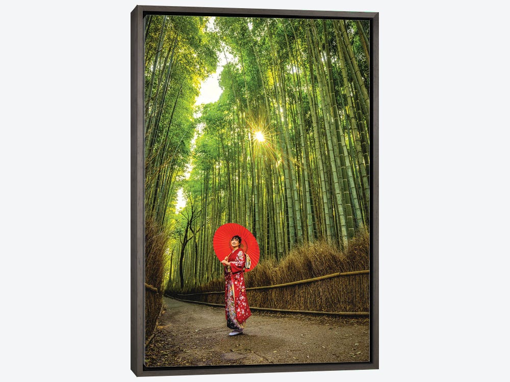 bamboo forest print by GUGIGEI