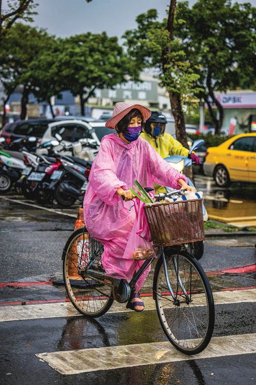 Bike Rider In Taiwan by Alex G Perez wall art