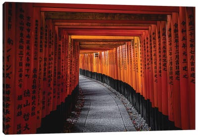 Fushimi Inari Taisha Shrine Kyoto, Japan I Canvas Art Print - Alex G Perez