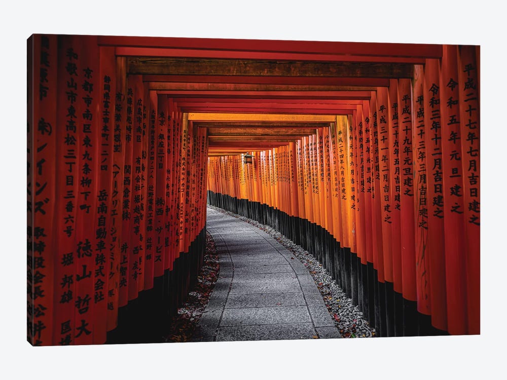 Fushimi Inari Taisha Shrine Kyoto, Japan I by Alex G Perez 1-piece Canvas Artwork