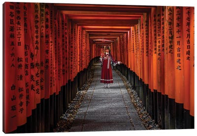 Fushimi Inari Taisha Shrine Kyoto, Japan II Canvas Art Print - Alex G Perez