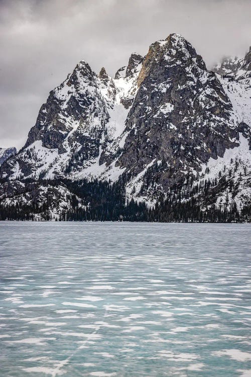 Grand Teton Frozen Lake by Alex G Perez wall art