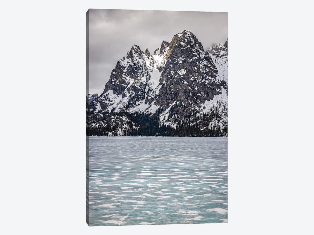 Grand Teton Frozen Lake by Alex G Perez 1-piece Art Print