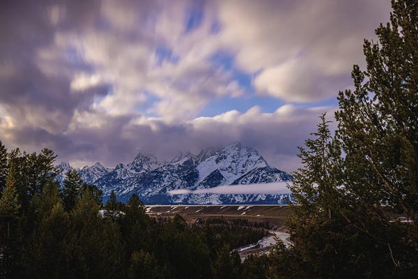 Teton Range: Grand Teton Mountain Range I by Alex G Perez